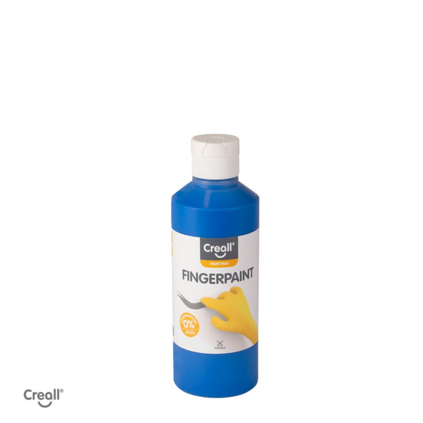 Creall vingerverf 250ml blauw