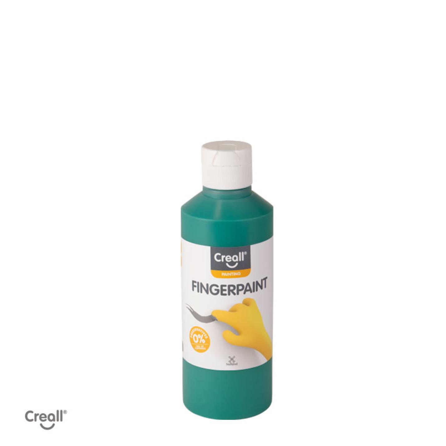 Creall vingerverf 250ml groen