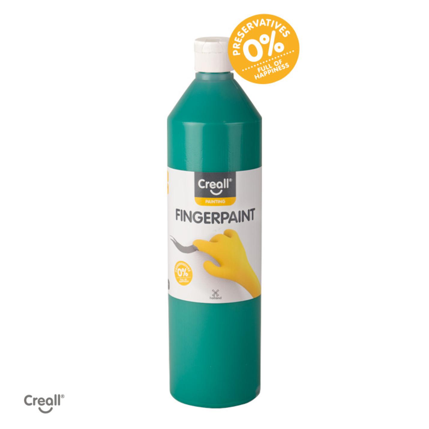 Creall vingerverf 750ml groen