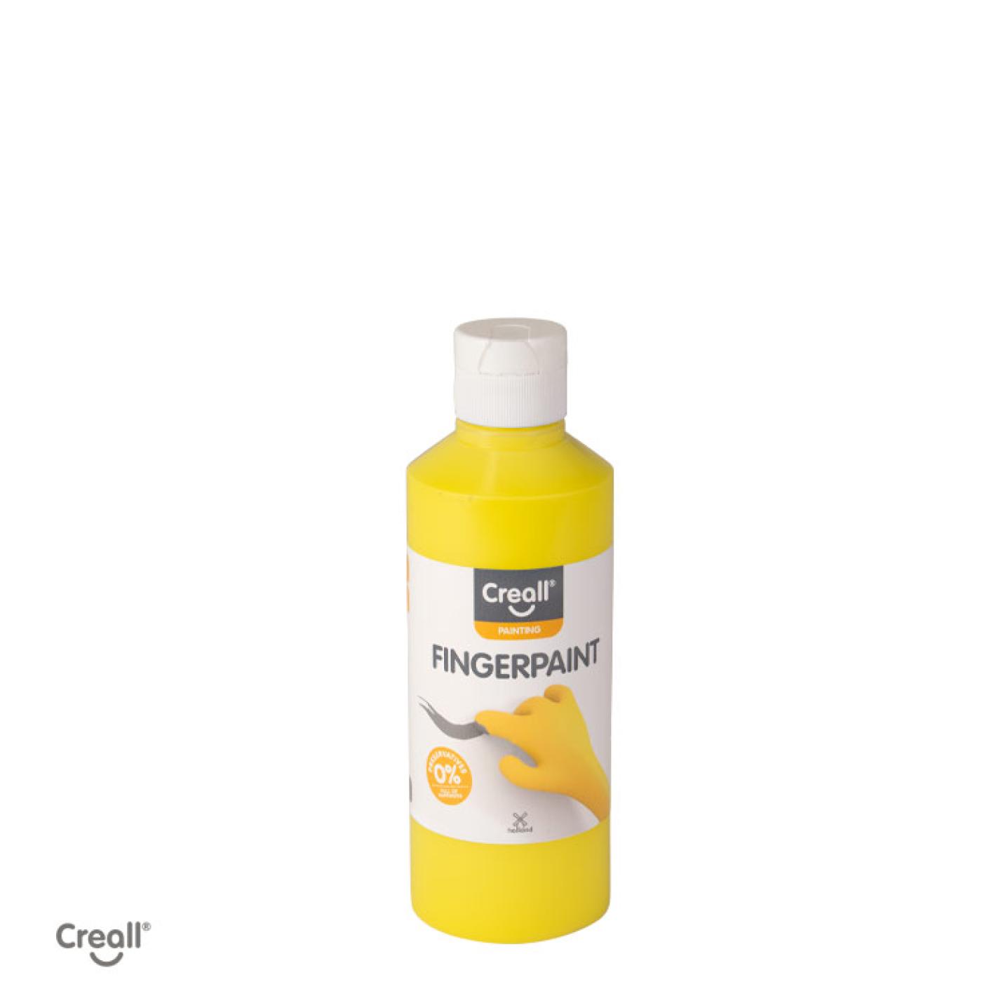 Creall vingerverf 250ml geel