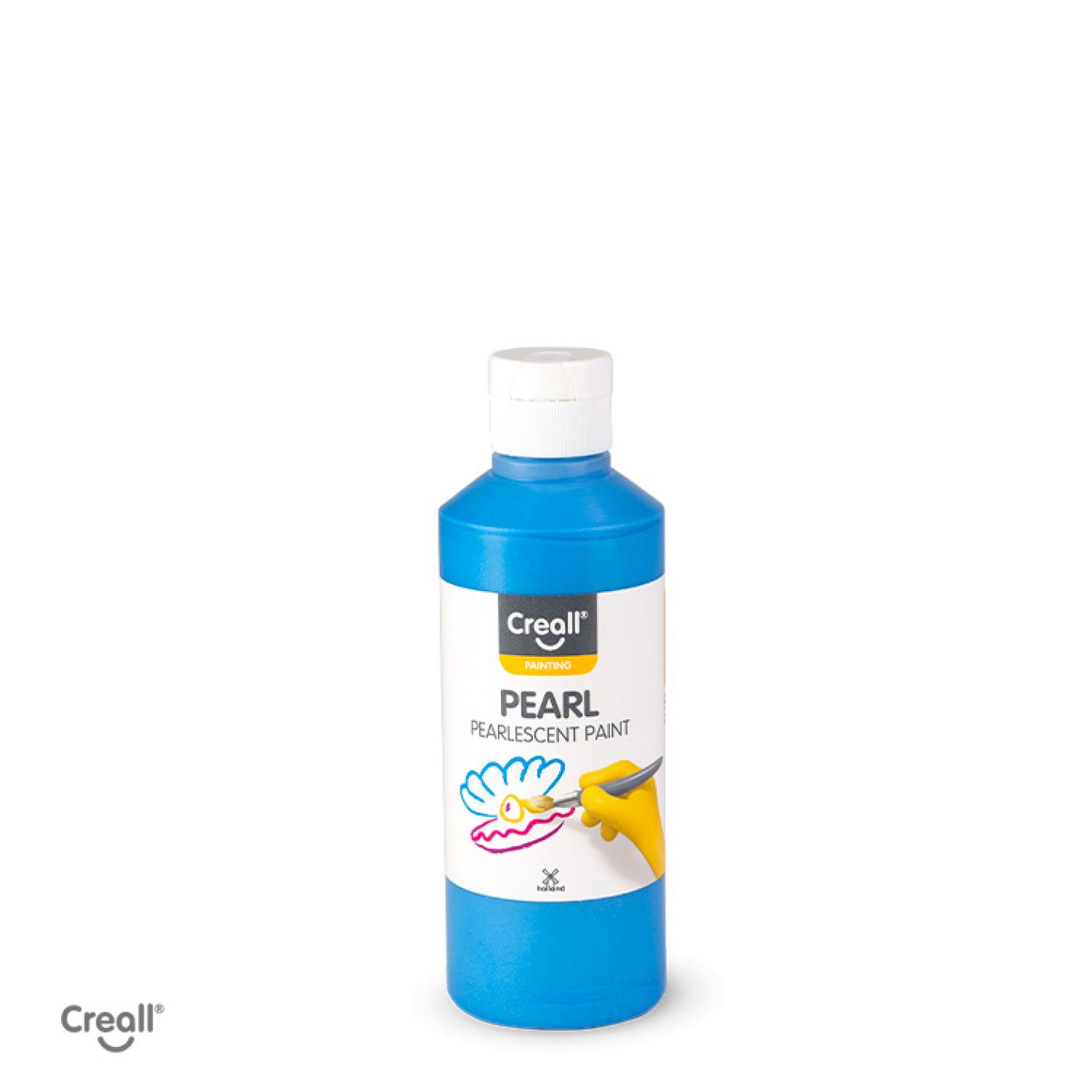 Creall Pearl 250ml parelmoerverf - blauw