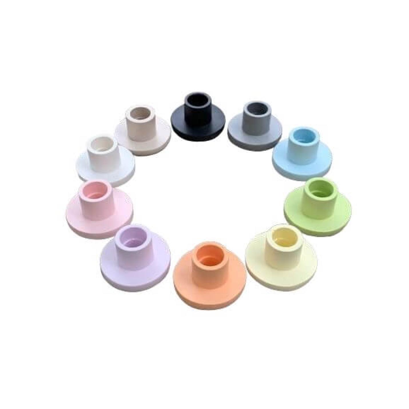 Kandelaar nog in 4 verschillende kleuren - Zwart; Afbeelding: 2