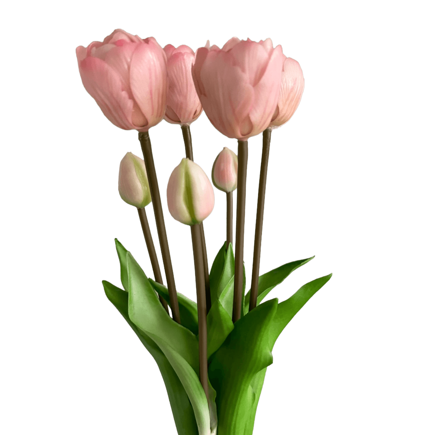 Tulpen bundel met 7 dubbeltulpen zacht roze; Afbeelding: 2