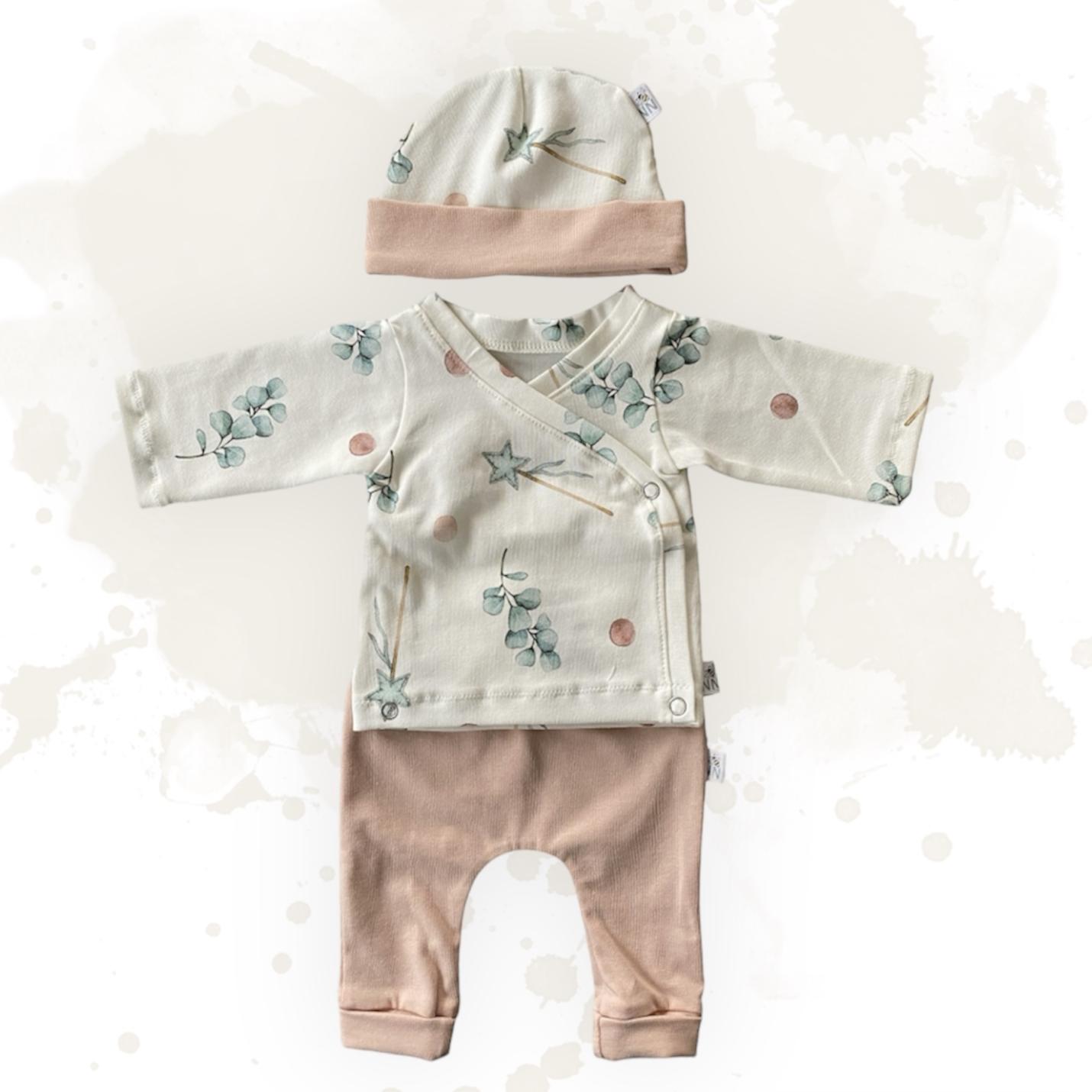 overslag shirt toveren foto met broek newborn baby