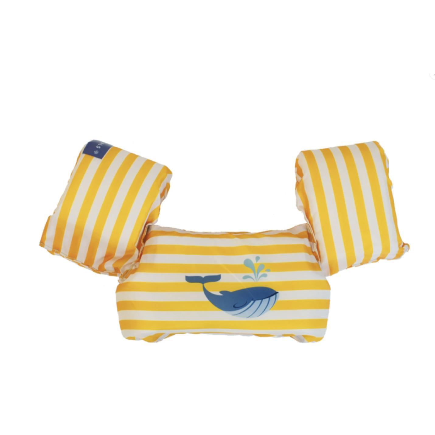 swim essentials puddle jumper wasvis geel blauw