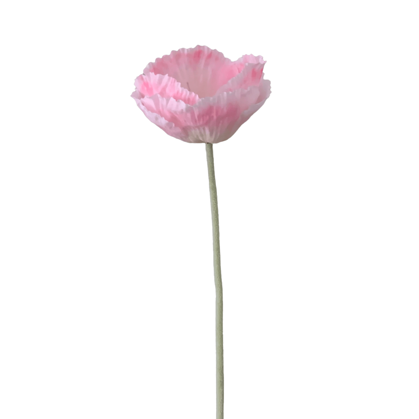 Zijden bloem Klaproos roze