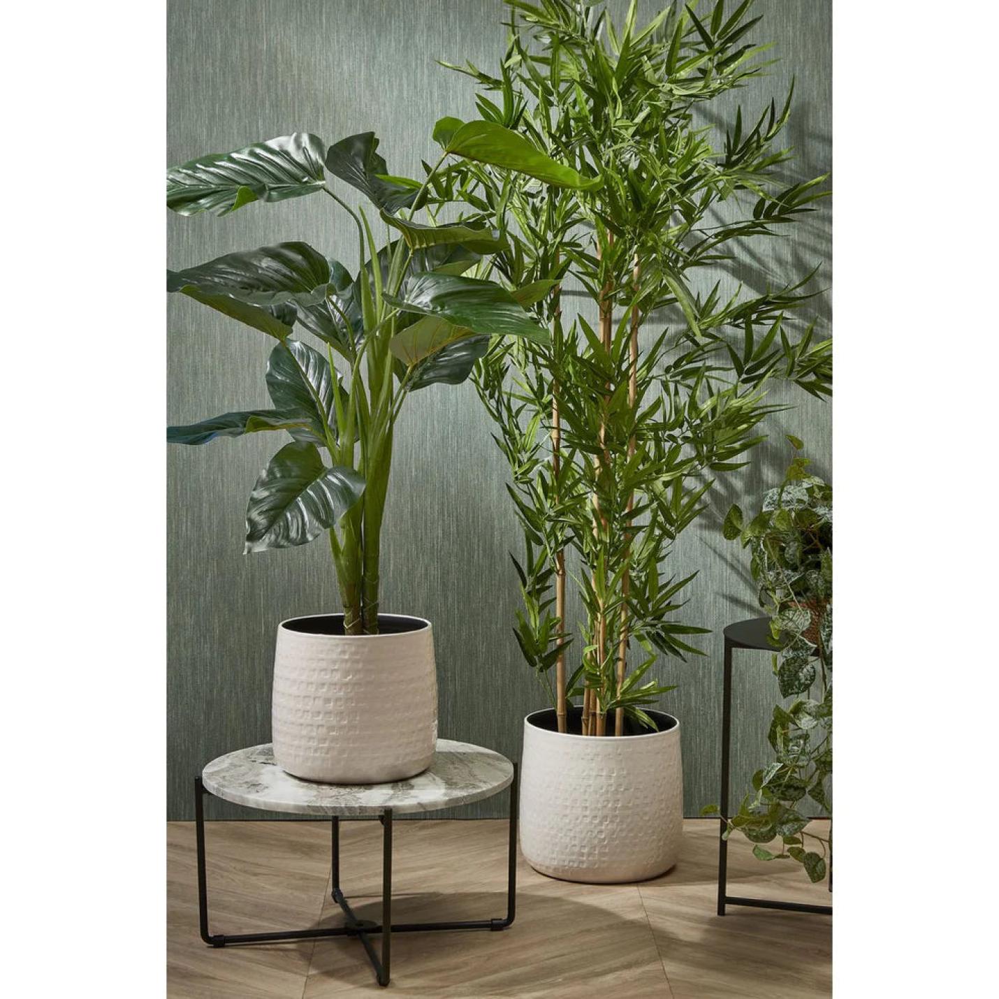 Philodendron Kunstplant - 100 cm - Collectie van hoogwaardige kunstplanten en zijden bloemboeketten, inclusief kunstbloemen en nepplanten voor interieurdecoratie, perfect voor een onderhoudsvrij, groen thuis of kantoor.