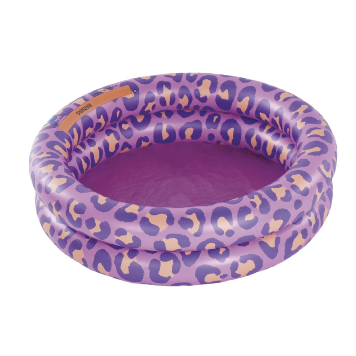 swim essentials opblaasbaar babybadje 60cm paarse panter print