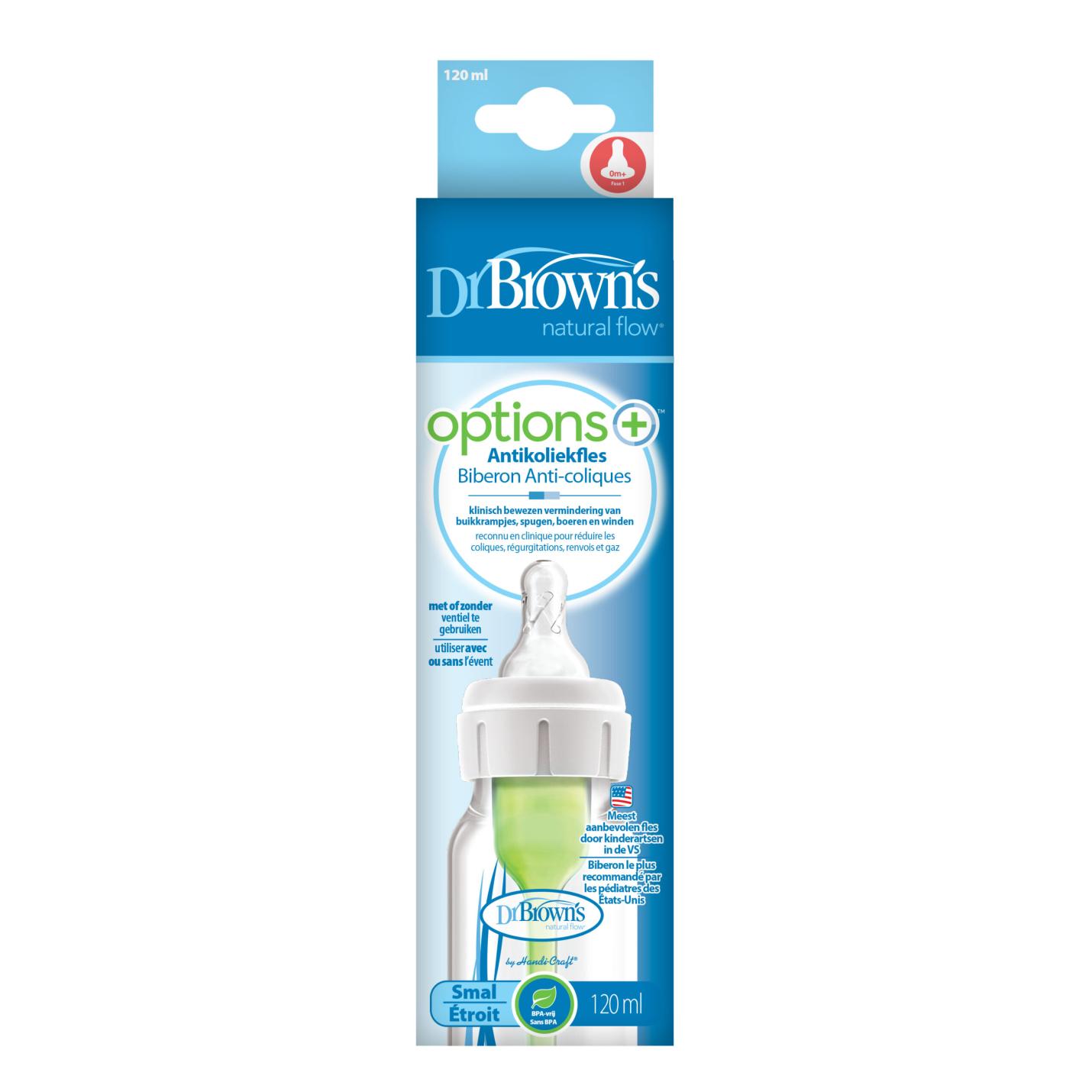 Dr.Brown’s-Options-Anti-colic-Bottle-Standaard-halsfles-120-ml-verpakking-NeoNurses