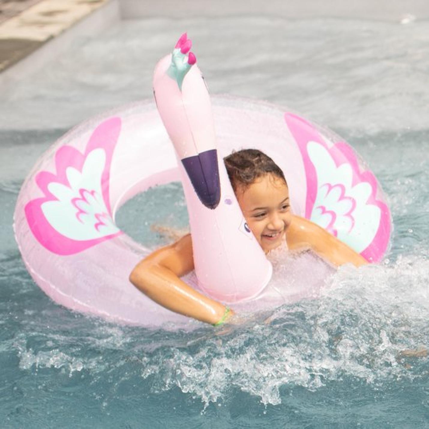 swim essentials water foto flamingo zwemband 104 cm roze