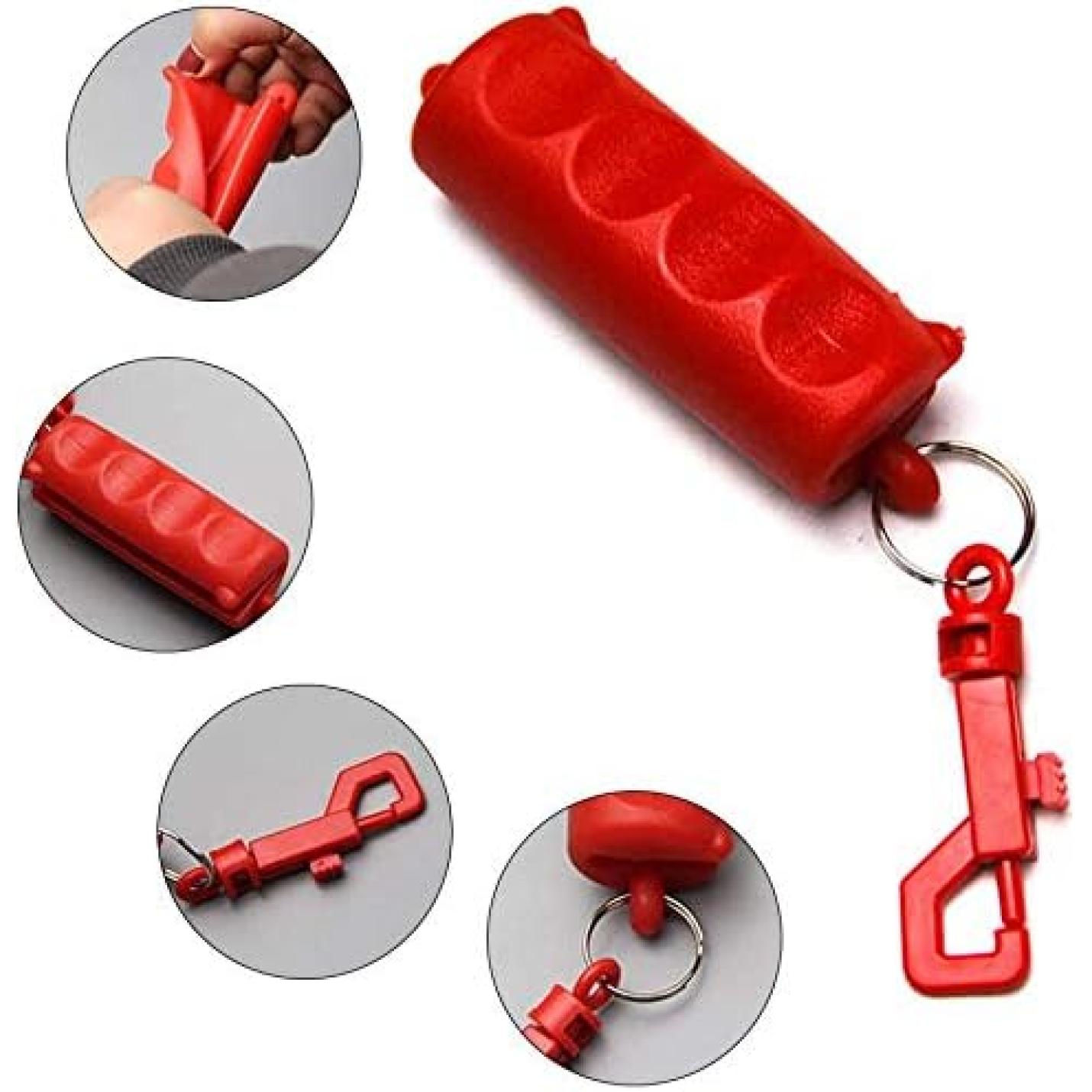 Een multifunctionele Boogschieten Pijlentrekker-sleutelhanger met draagbaar schroevendraaiergereedschap en verschillende manieren om deze te bevestigen en vast te houden, met een antislipontwerp.
