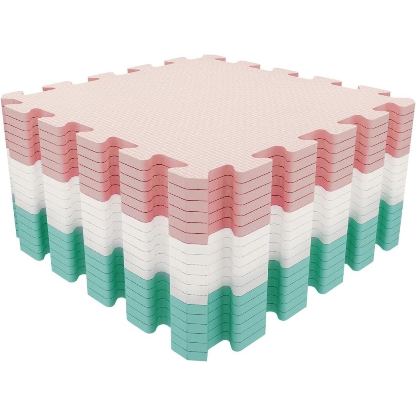 30 cm x 30 cm, in elkaar grijpende vloermat, zachte schuimrubberen mat, speelmat, gymnastiekmat (12/18 stuks) - happygetfit.com