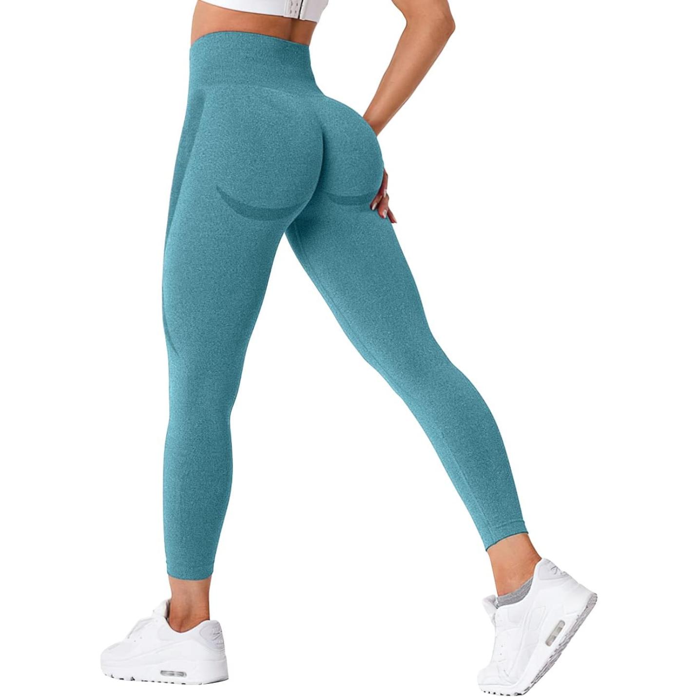 Compressie Sportlegging voor dames Yoga Lange Slim Fit Fitness Gymbroek Ondoorzichtige Scrunch Butt Yogabroek Naadloos Push-up Hoge taille Workout Fitness Jogging - happygetfit.com