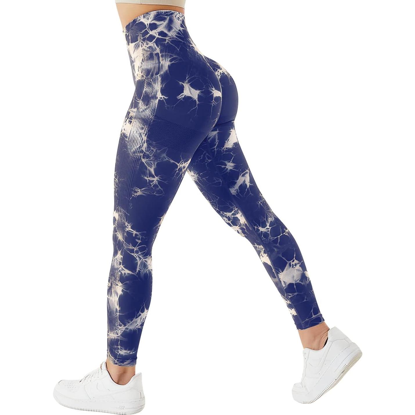 Compressie Sportlegging voor dames Yoga Lange Slim Fit Fitness Gymbroek Ondoorzichtige Scrunch Butt Yogabroek Naadloos Push-up Hoge taille Workout Fitness Jogging - happygetfit.com