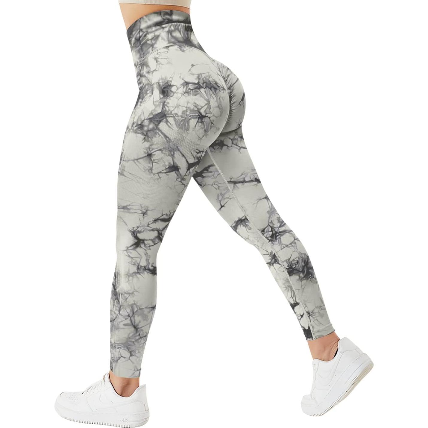 Compressie Sportlegging voor dames Yoga Lange Slim Fit Fitness Gymbroek Ondoorzichtige Scrunch Butt Yogabroek Naadloos Push-up Hoge taille Workout Fitness Jogging - happygetfit.com
