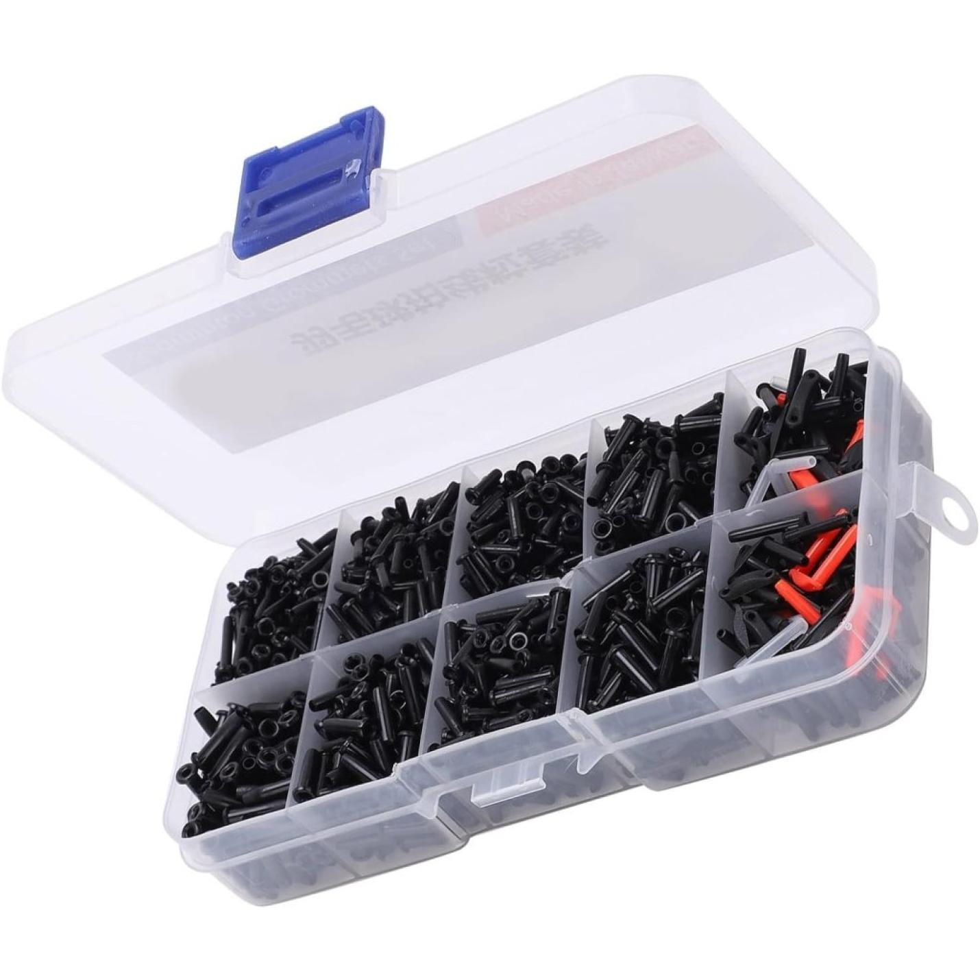Badminton Grommets Set met Racket Oogjes Emmer String Protector Rijggereedschap Oogje Dubbel Oogje Dubbele Nagel - happygetfit.com