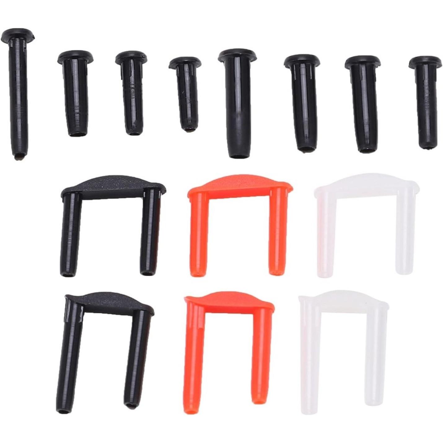 Badminton Grommets Set met Racket Oogjes Emmer String Protector Rijggereedschap Oogje Dubbel Oogje Dubbele Nagel - happygetfit.com