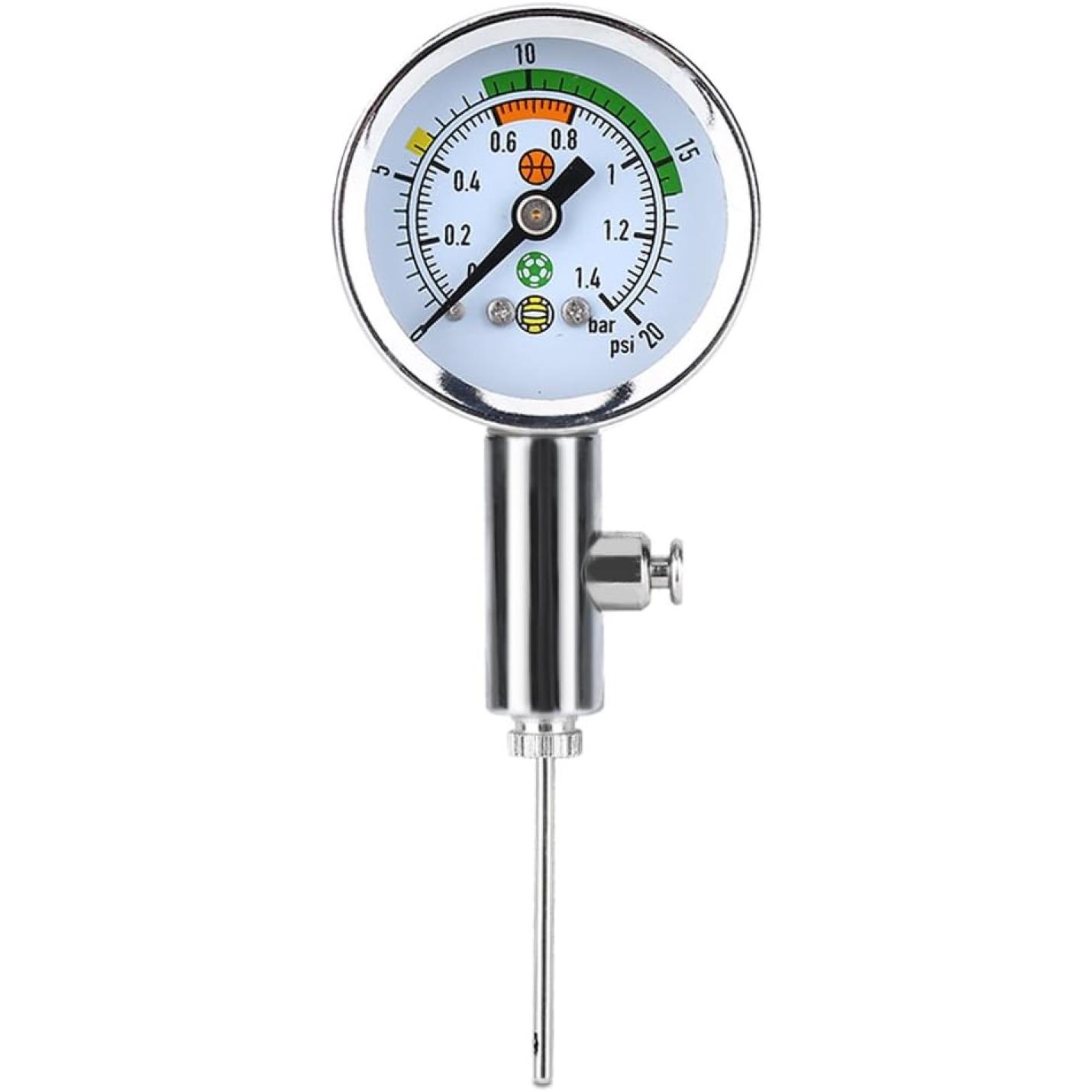Ball Pressure Gauge, Mini Air Pressure Gauge Pressure Barometer for Football Volleyball Basketball - happygetfit.com