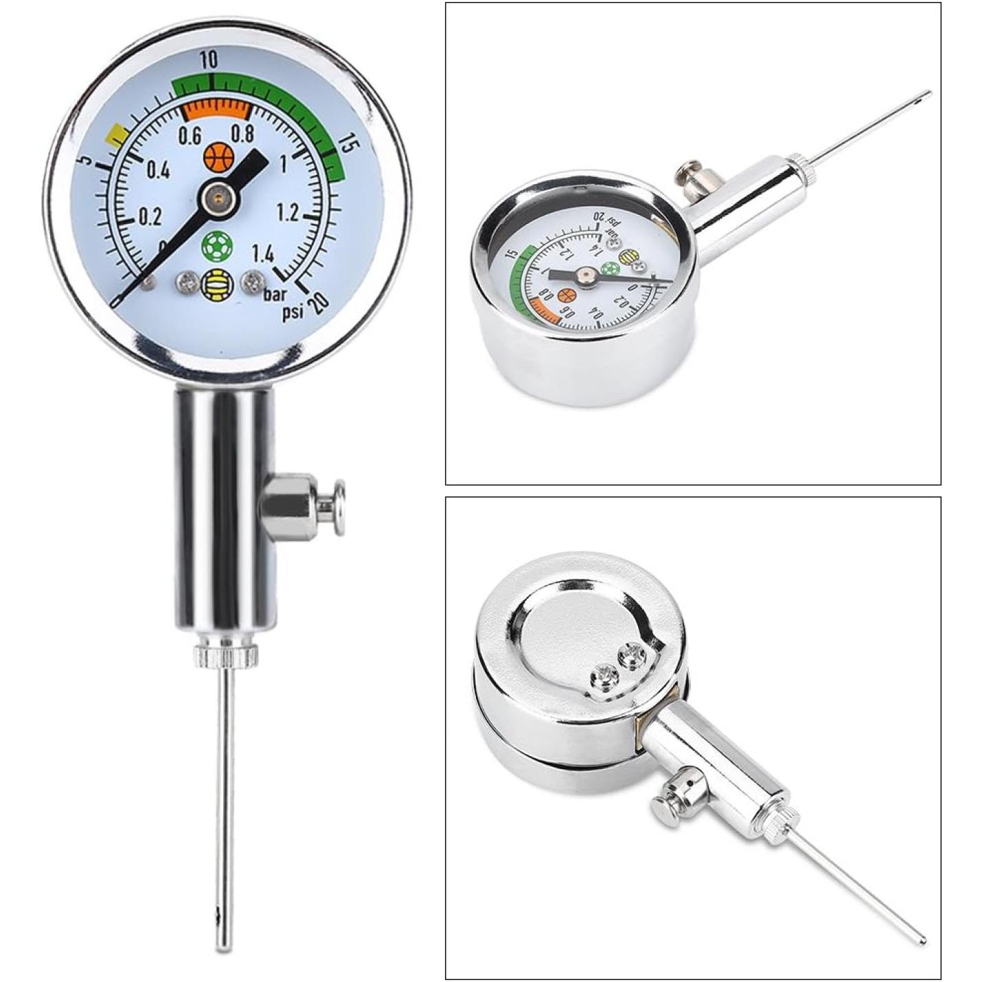 Ball Pressure Gauge, Mini Air Pressure Gauge Pressure Barometer for Football Volleyball Basketball - happygetfit.com