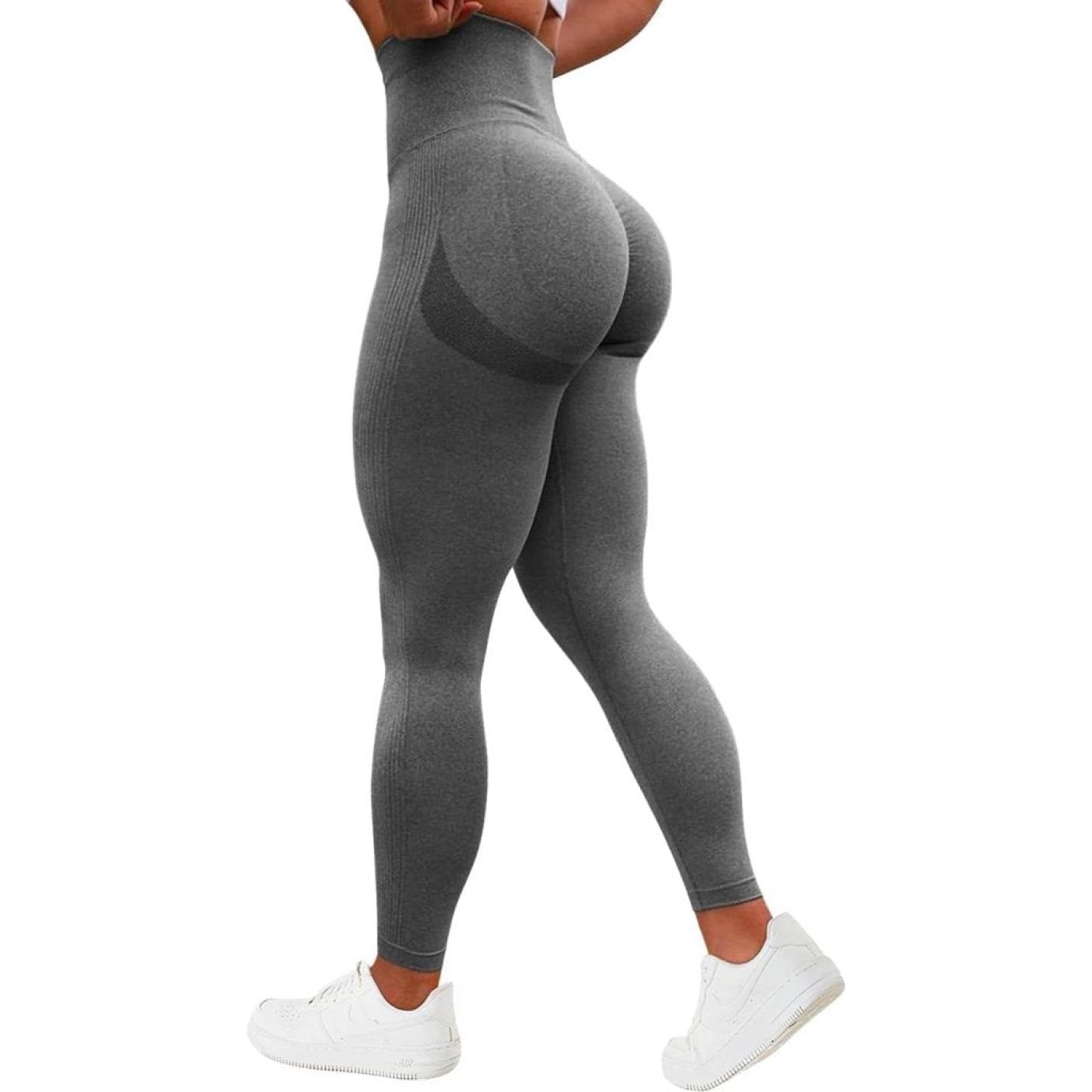 Compressie Sportlegging voor dames Yoga Lange Slim Fit Fitness Gymbroek Ondoorzichtige Scrunch Butt Yogabroek Naadloos Push-up Hoge taille Workout Fitness Jogging - happygetfit.com