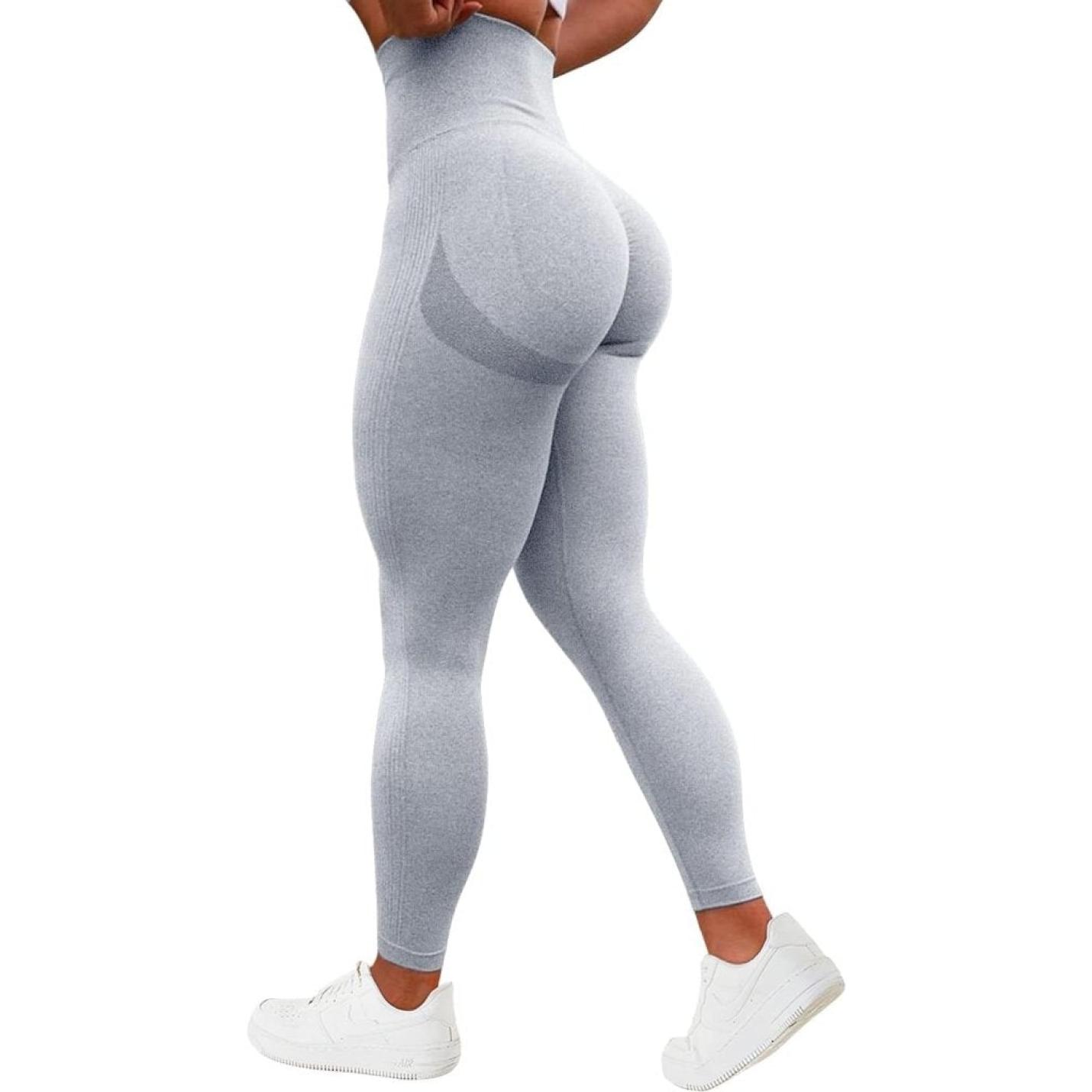 Compressie Sportlegging voor dames Yoga Lange Slim Fit Fitness Gymbroek Ondoorzichtige Scrunch Butt Yogabroek Naadloos Push-up Hoge taille Workout Fitness Jogging - happygetfit.com