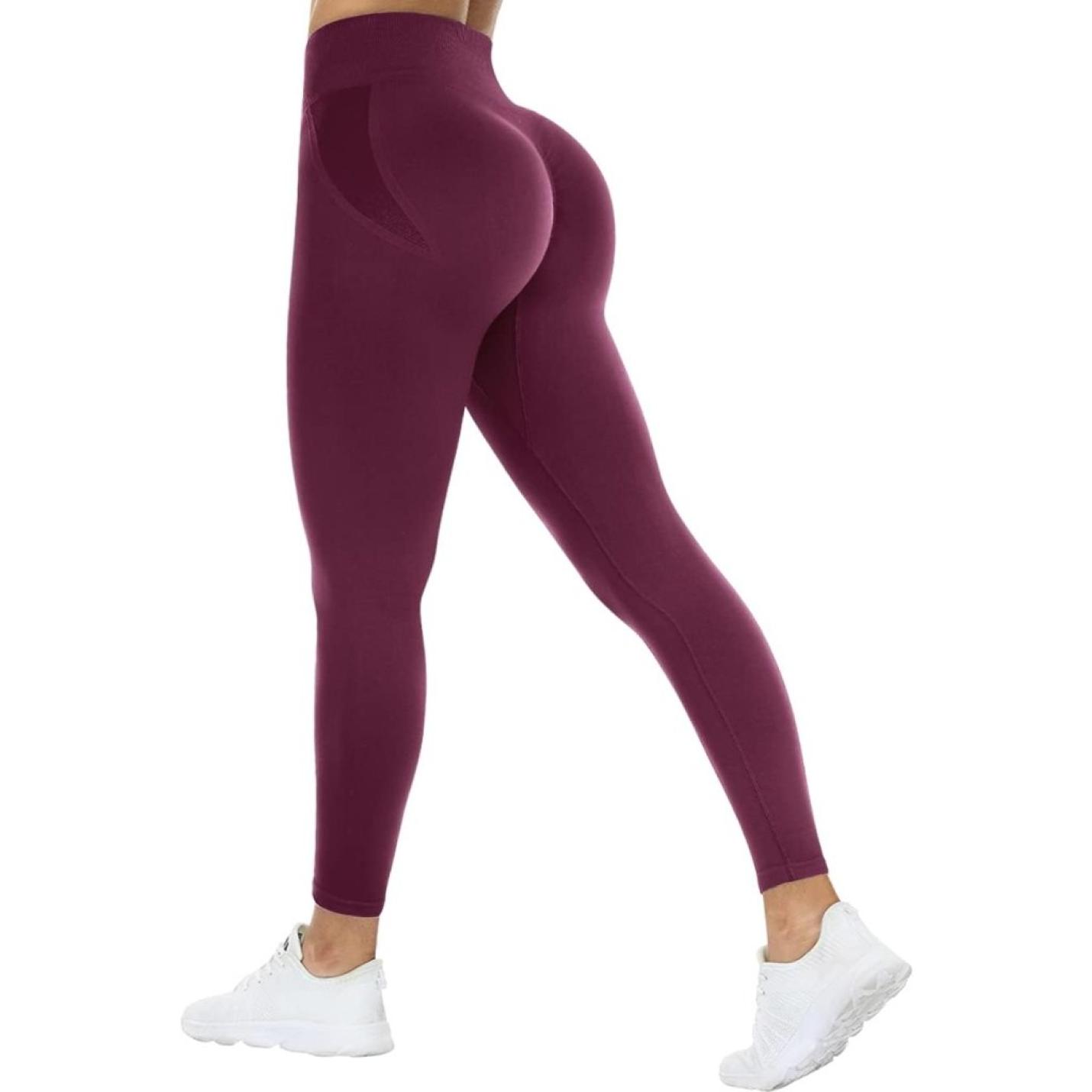 Compressie Sportlegging voor dames Yoga Lange Slim Fit Fitness Gymbroek Ondoorzichtige Scrunch Butt Yogabroek Naadloos Push-up Hoge taille Workout Fitness Jogging - happygetfit.com