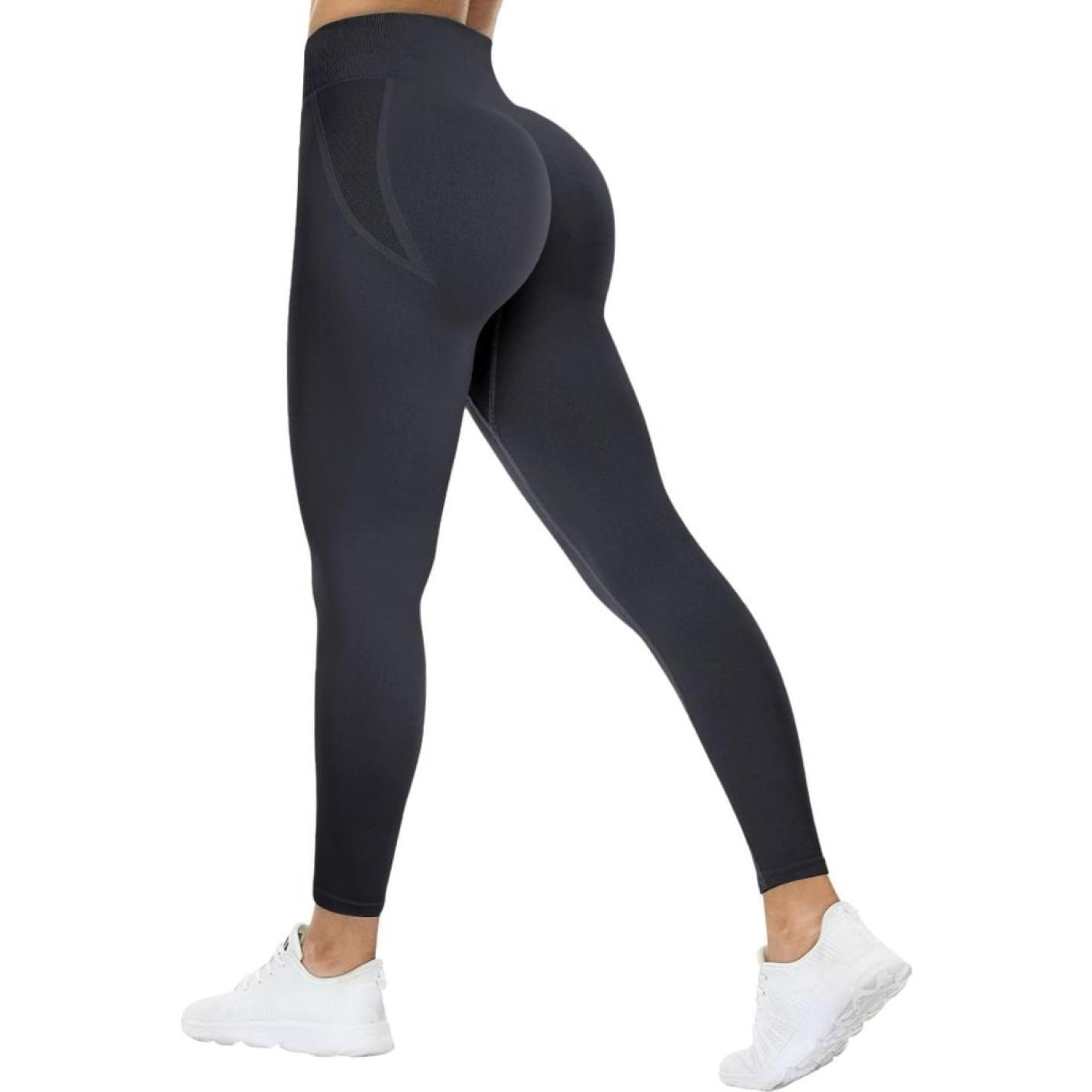 Compressie Sportlegging voor dames Yoga Lange Slim Fit Fitness Gymbroek Ondoorzichtige Scrunch Butt Yogabroek Naadloos Push-up Hoge taille Workout Fitness Jogging - happygetfit.com