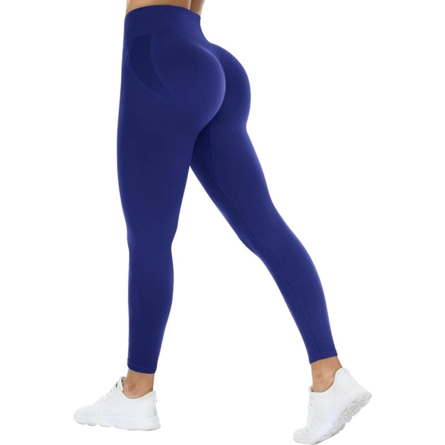 Compressie Sportlegging voor dames Yoga Lange Slim Fit Fitness Gymbroek Ondoorzichtige Scrunch Butt Yogabroek Naadloos Push-up Hoge taille Workout Fitness Jogging - happygetfit.com