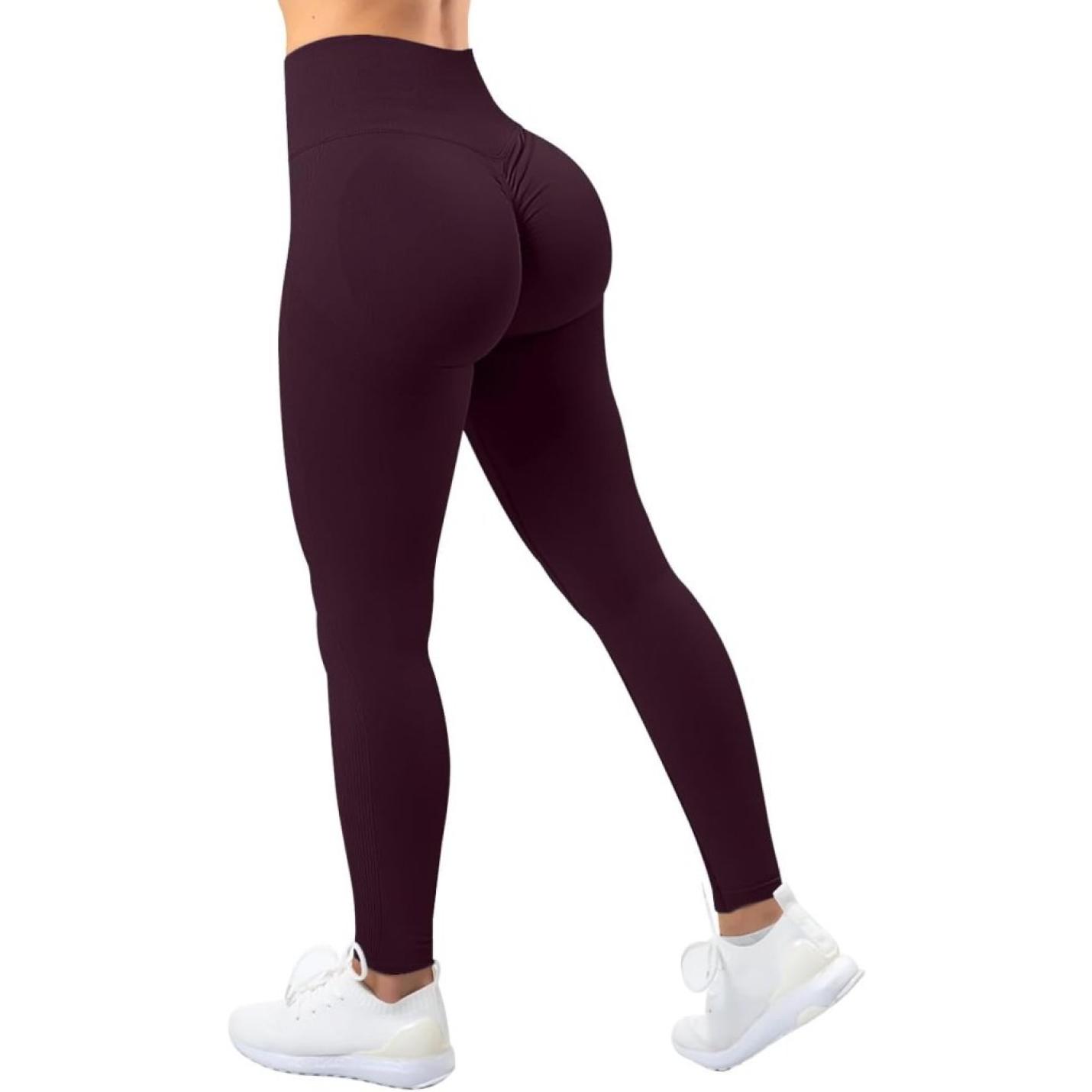 Compressie Sportlegging voor dames Yoga Lange Slim Fit Fitness Gymbroek Ondoorzichtige Scrunch Butt Yogabroek Naadloos Push-up Hoge taille Workout Fitness Jogging - happygetfit.com