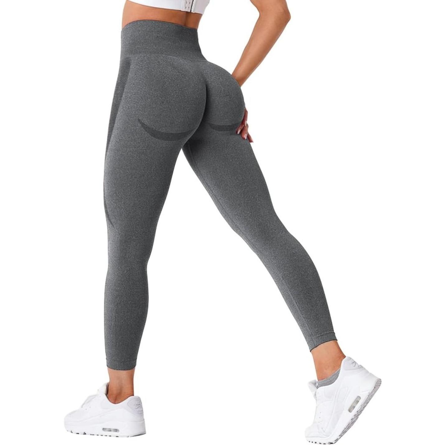 Compressie Sportlegging voor dames Yoga Lange Slim Fit Fitness Gymbroek Ondoorzichtige Scrunch Butt Yogabroek Naadloos Push-up Hoge taille Workout Fitness Jogging - happygetfit.com