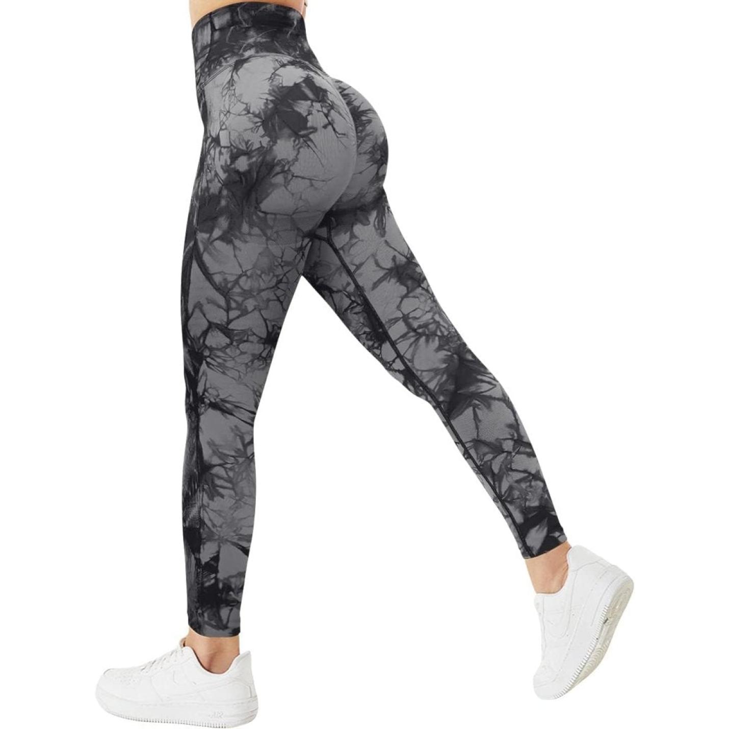 Compressie Sportlegging voor dames Yoga Lange Slim Fit Fitness Gymbroek Ondoorzichtige Scrunch Butt Yogabroek Naadloos Push-up Hoge taille Workout Fitness Jogging - happygetfit.com