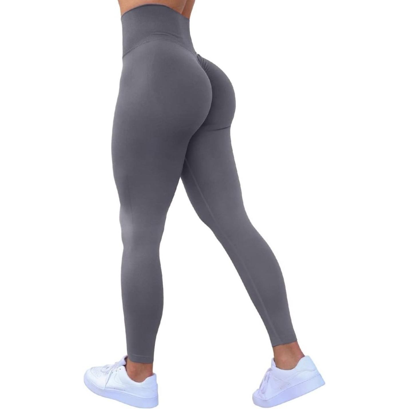 Compressie Sportlegging voor dames Yoga Lange Slim Fit Fitness Gymbroek Ondoorzichtige Scrunch Butt Yogabroek Naadloos Push-up Hoge taille Workout Fitness Jogging - happygetfit.com