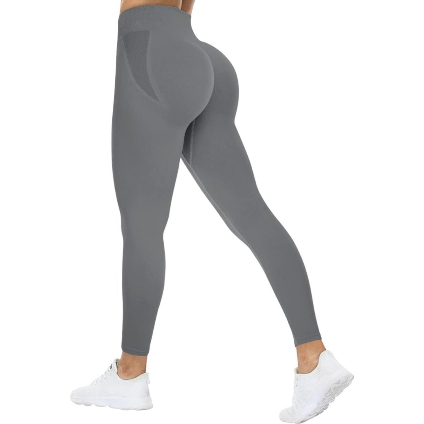 Compressie Sportlegging voor dames Yoga Lange Slim Fit Fitness Gymbroek Ondoorzichtige Scrunch Butt Yogabroek Naadloos Push-up Hoge taille Workout Fitness Jogging - happygetfit.com