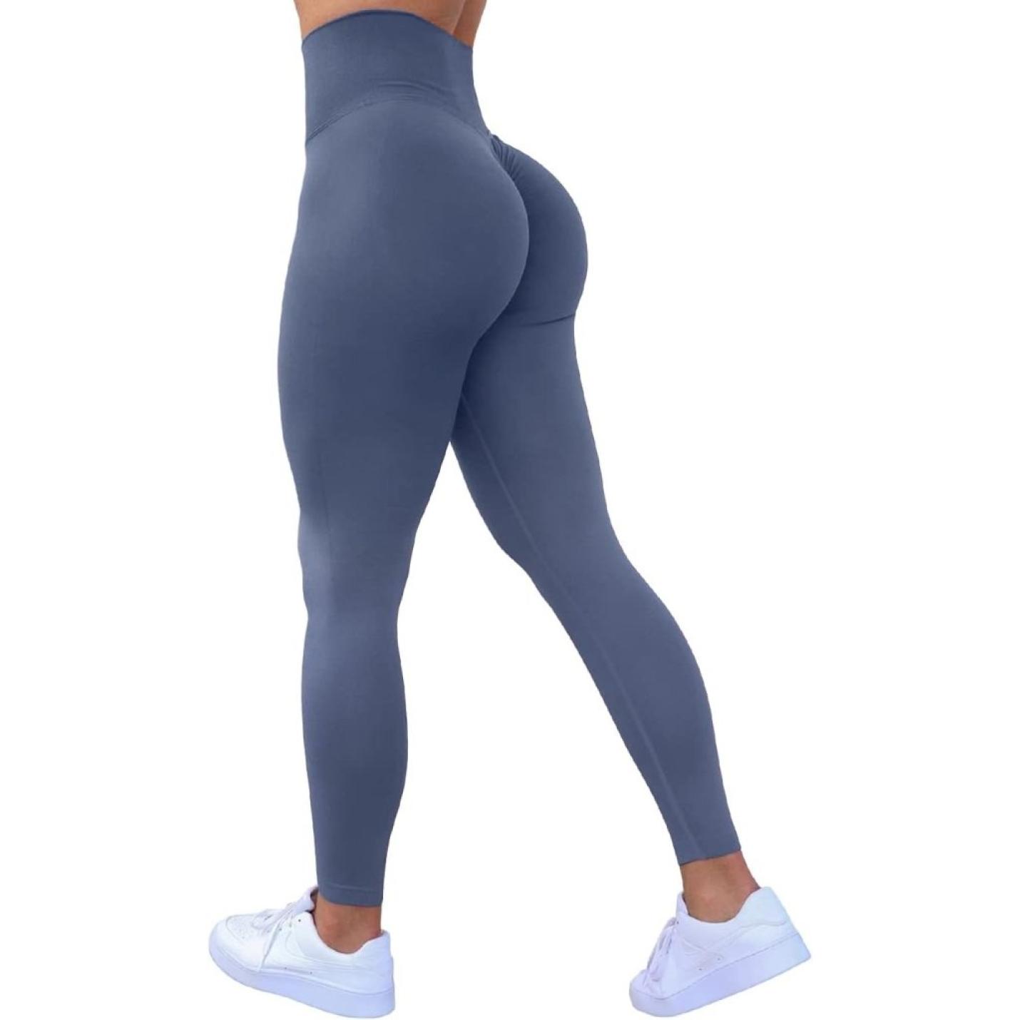 Compressie Sportlegging voor dames Yoga Lange Slim Fit Fitness Gymbroek Ondoorzichtige Scrunch Butt Yogabroek Naadloos Push-up Hoge taille Workout Fitness Jogging - happygetfit.com