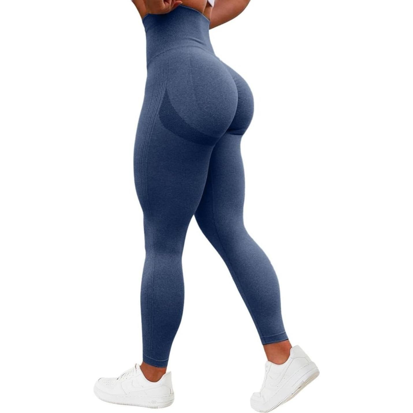 Compressie Sportlegging voor dames Yoga Lange Slim Fit Fitness Gymbroek Ondoorzichtige Scrunch Butt Yogabroek Naadloos Push-up Hoge taille Workout Fitness Jogging - happygetfit.com