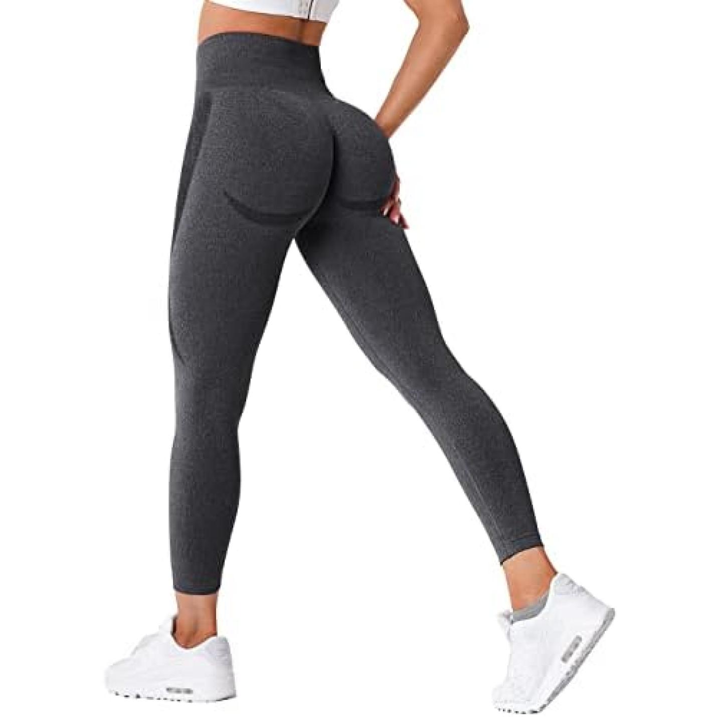 Compressie Sportlegging voor dames Yoga Lange Slim Fit Fitness Gymbroek Ondoorzichtige Scrunch Butt Yogabroek Naadloos Push-up Hoge taille Workout Fitness Jogging - happygetfit.com