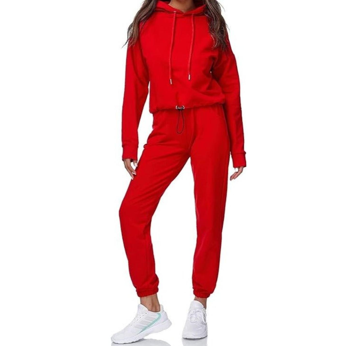 Rood joggingpak shop