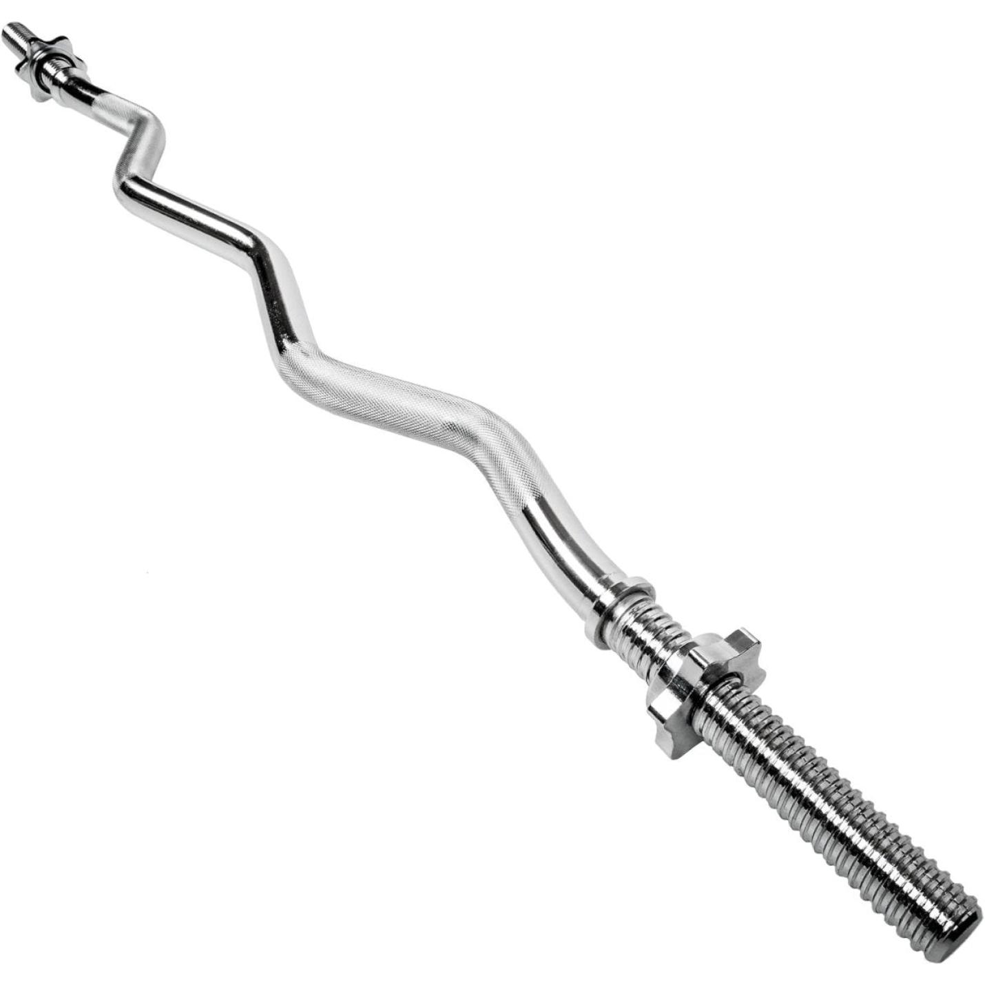 De perfecte curlstang voor thuis met getextureerde grepen en schroefuiteinden, geïsoleerd op een witte achtergrond.
