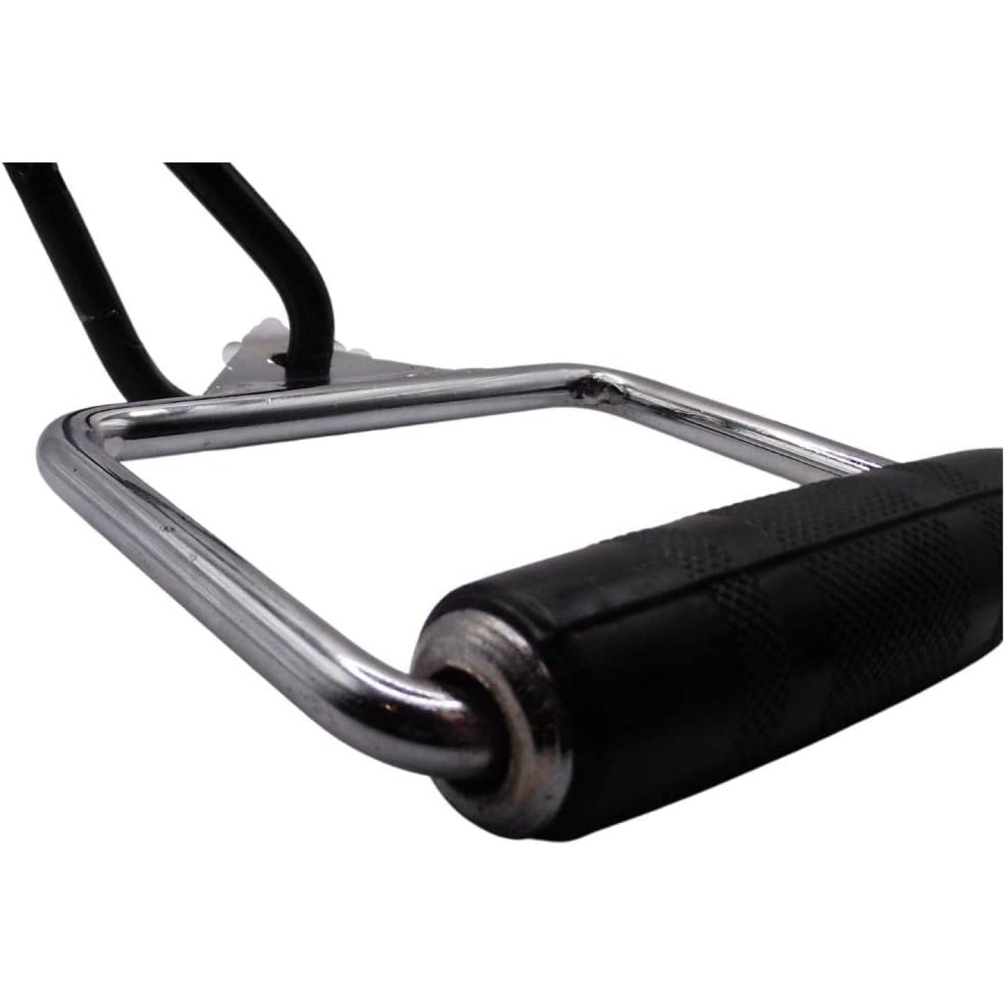 Enkele stijgbeugel D-vorm handvat voor kabelmachine Multi Gym bevestiging met rubberen grip - happygetfit.com