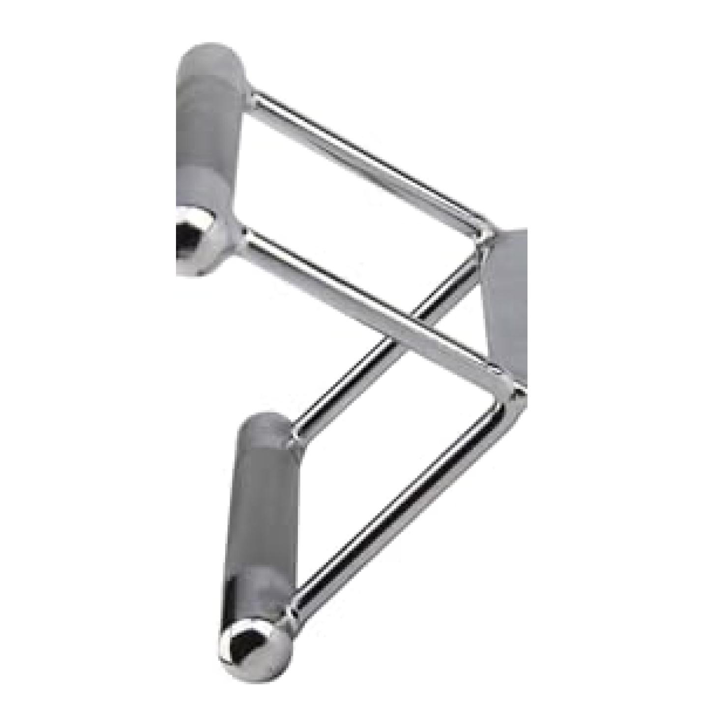 Enkele stijgbeugel D-vorm handvat voor kabelmachine Multi Gym bevestiging met rubberen grip - happygetfit.com