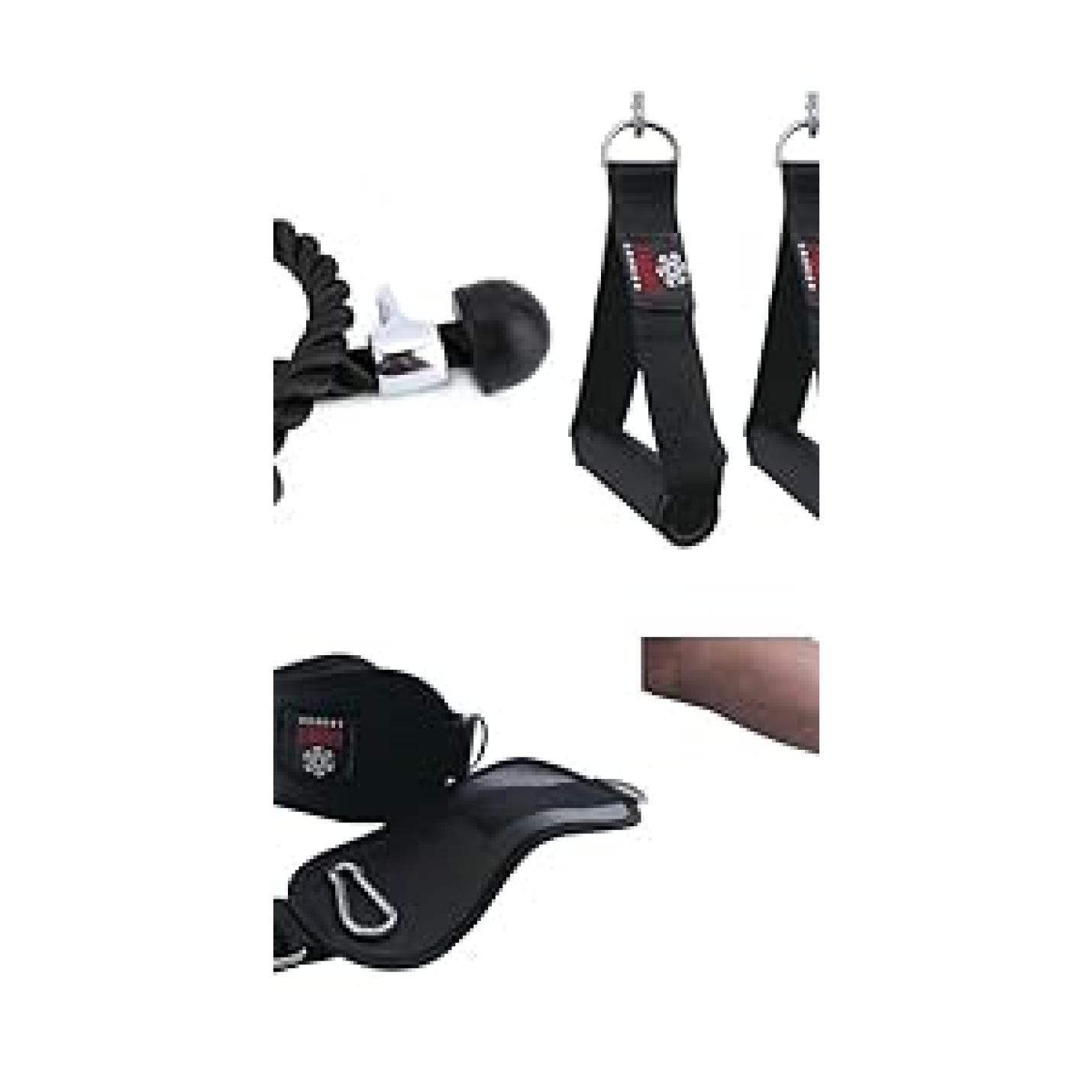 Enkele stijgbeugel D-vorm handvat voor kabelmachine Multi Gym bevestiging met rubberen grip - happygetfit.com
