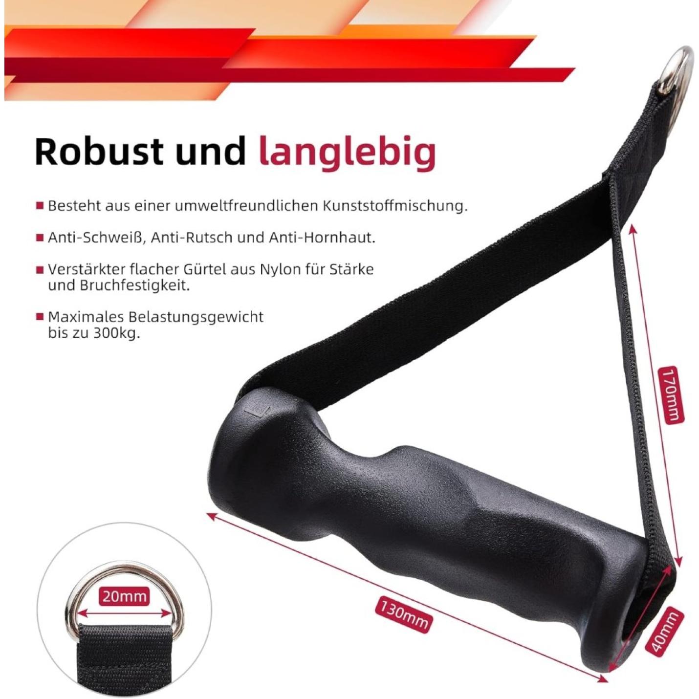 Ergonomische Trainingshandgreep voor krachttraining binnenshuis voor Borst, Biceps, Triceps, Deltaspiertraining, voor Gewichtsstation, Smith Rack, Sportschool of thuis, Anti-callus - happygetfit.com