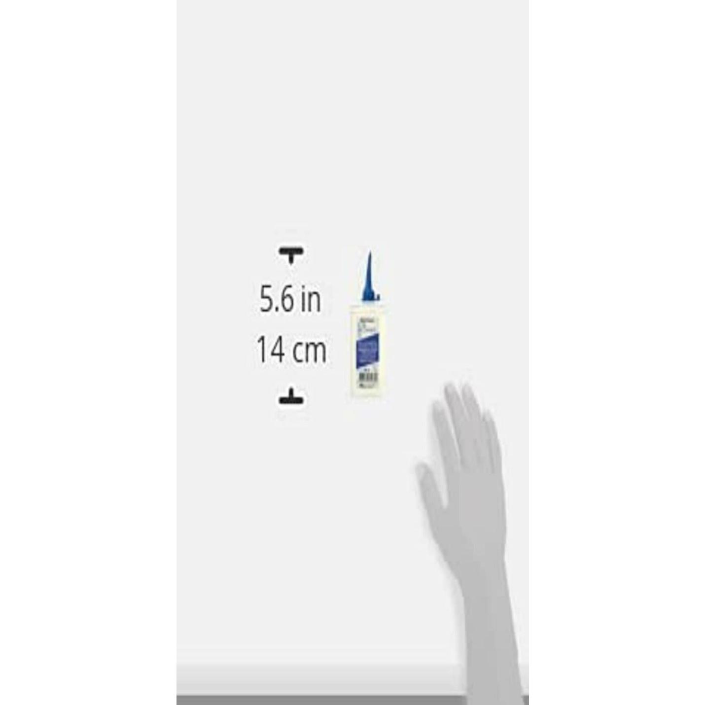 Hand ernaast een klein buisje Ontdek de veelzijdigheid en kwaliteit van onze fijne mechanische olie voor al je smeringsbehoeften met afmetingen die aangeven dat het 14 cm hoog is, met daarin fijne mechanische olie met een breed toepassingsspectrum.