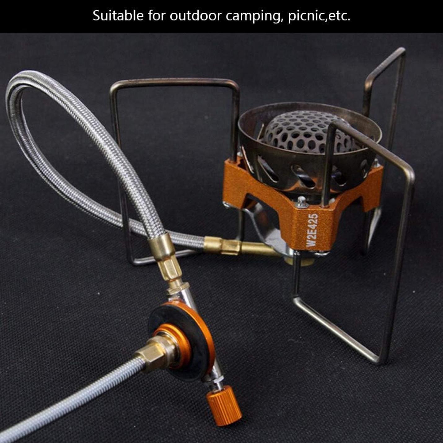 Gastank Hoofd Adapter Outdoor Camping Kookplaat Gebruik Gas Tank Transfer Pijp Connector Conversiekop Adapter voor Camping Picknick - happygetfit.com