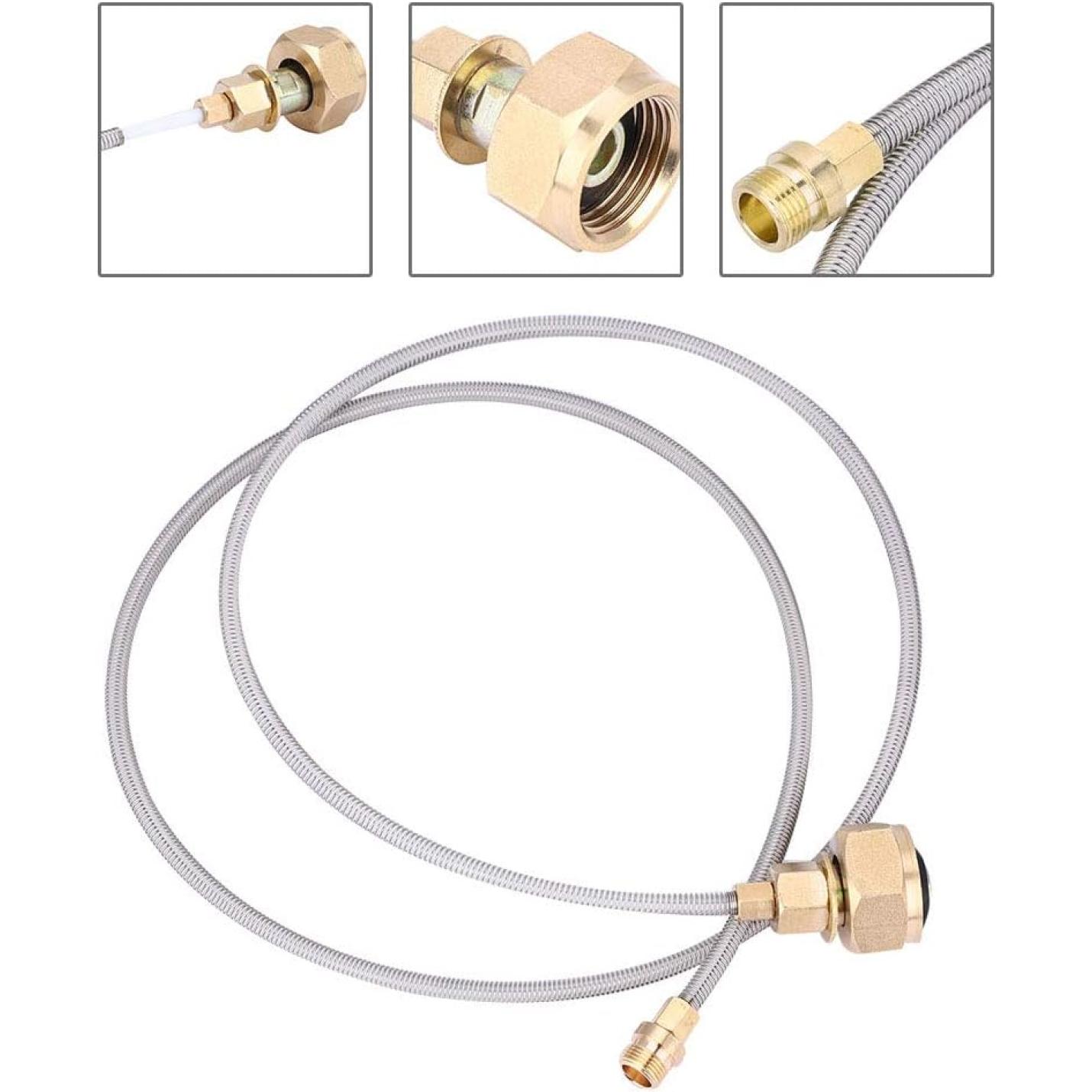 Gastank Hoofd Adapter Outdoor Camping Kookplaat Gebruik Gas Tank Transfer Pijp Connector Conversiekop Adapter voor Camping Picknick - happygetfit.com