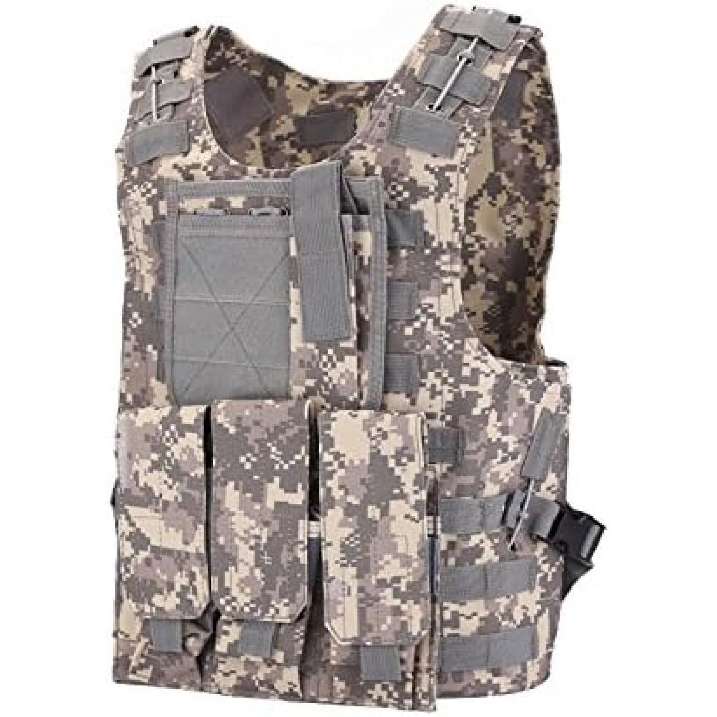 Domineer het Veld met Ons Veelzijdige Verstelbare Digitale camouflage tactisch vest!