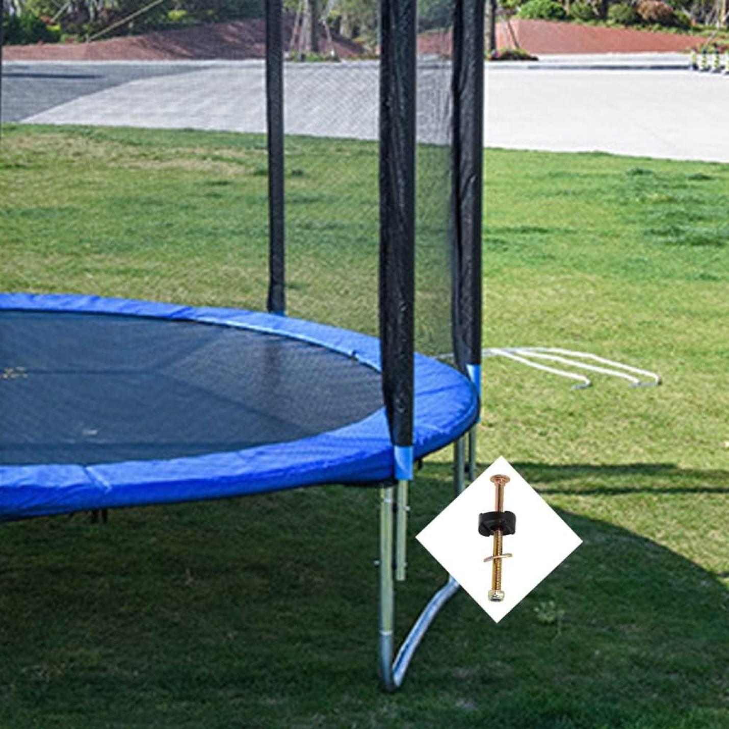 Schroeven voor Bevestiging van de trampoline Set van 6 Trampolineschroeven Accessoires voor Tuintrampoline Kindertrampoline - happygetfit.com