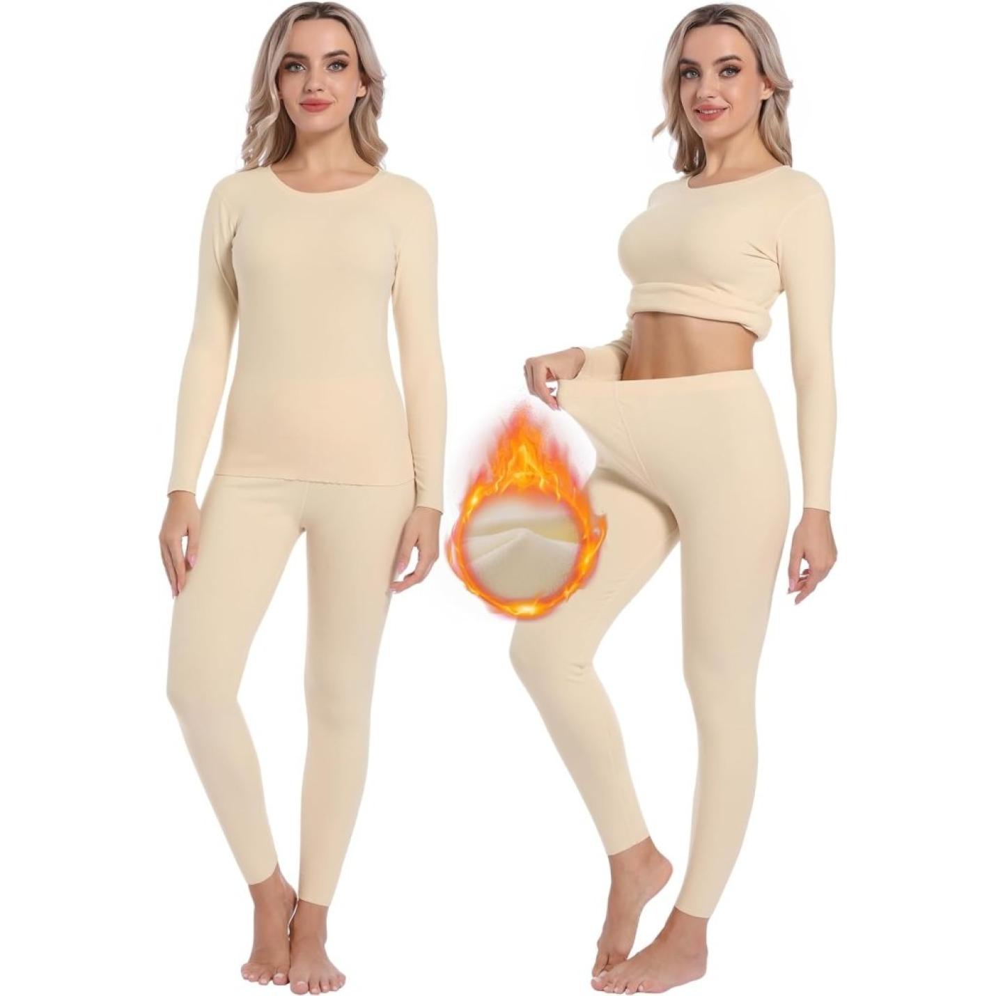 Blijf warm en comfortabel met onze thermo ondergoed set voor dames XL Zwart Webshoplocatie