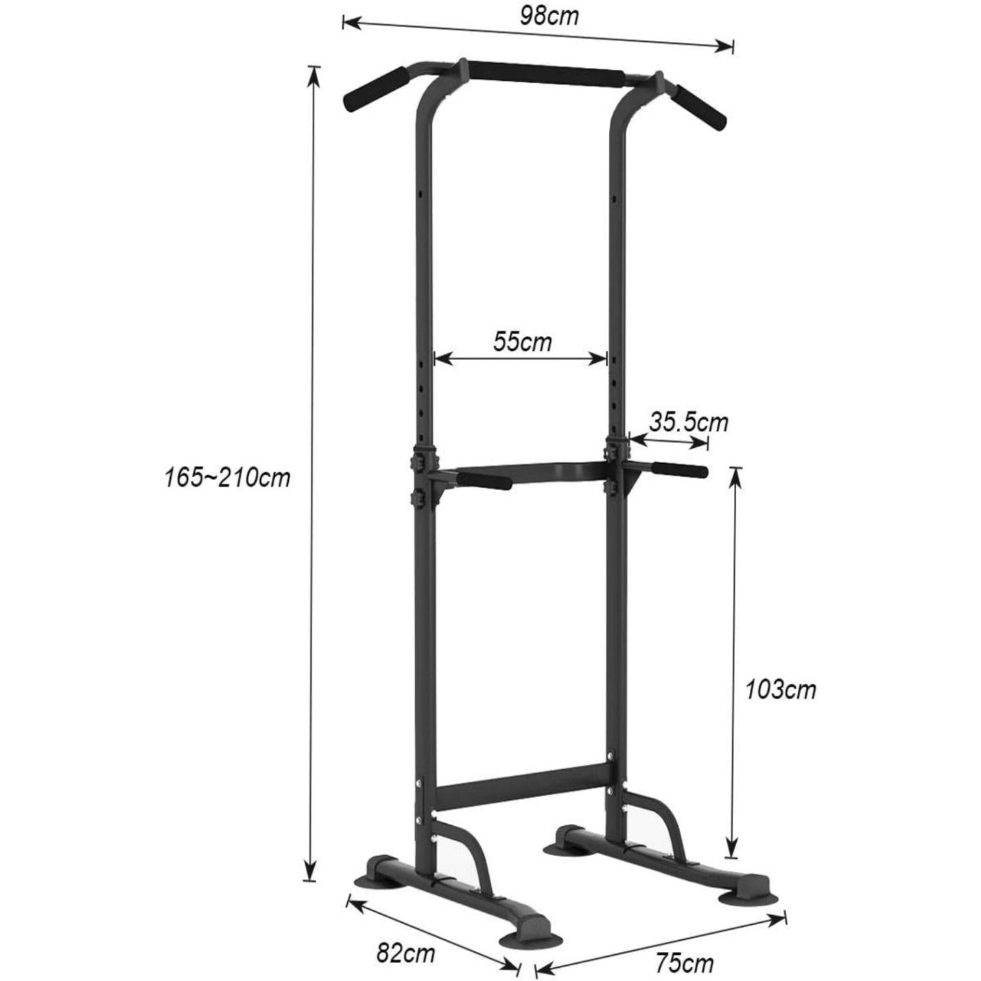 Upgrade je workoutroutine met de power tower: een multifunctionele trainingstool voor thuisgebruik!