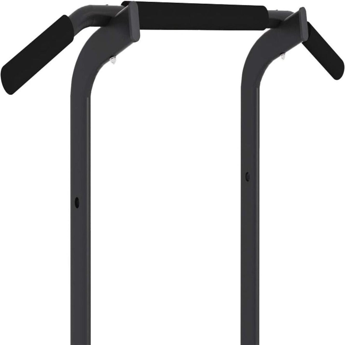 Verbeter je workout met onze verstelbare power tower optrekstang op een witte achtergrond.